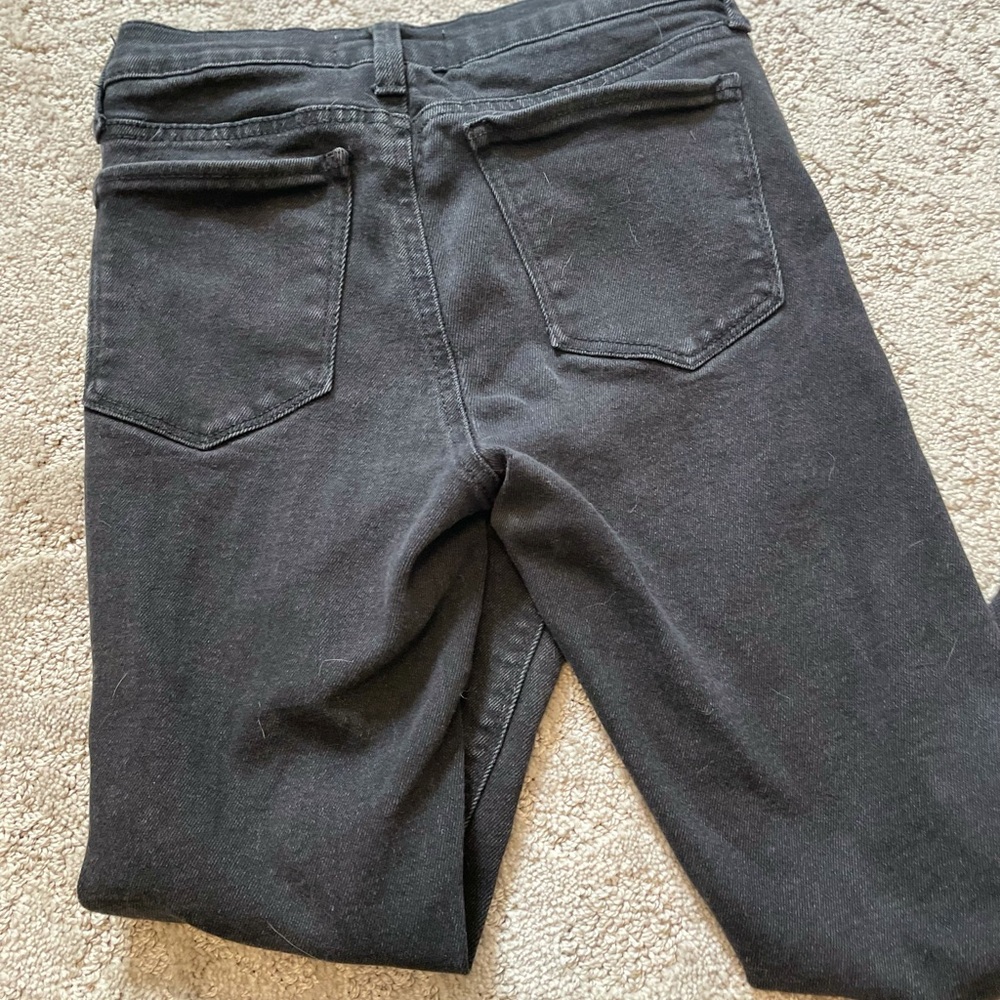 Black mudd jeans for a junior 1 size
